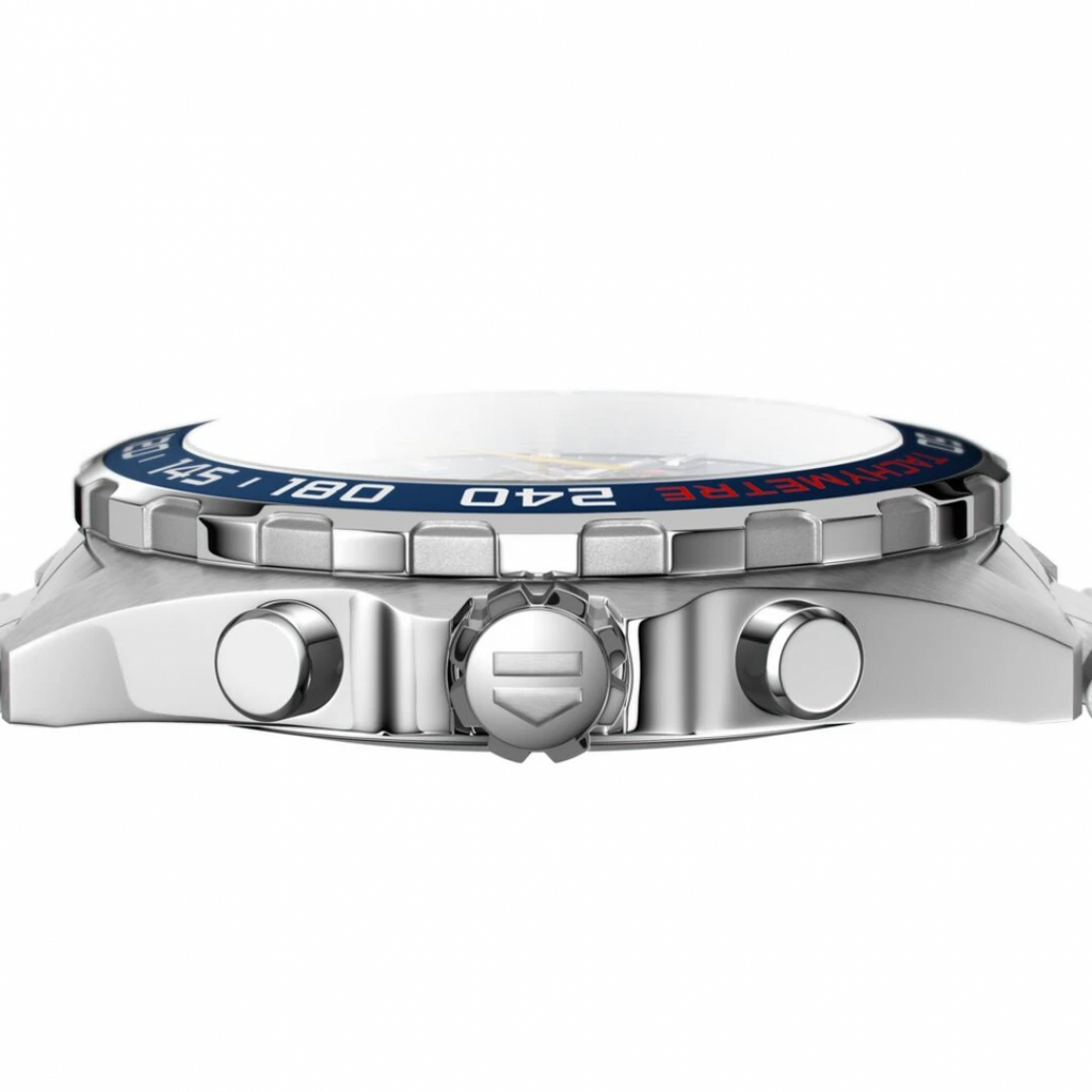 Buy Shop Tag Heuer Formula 1 Red Bull Racing Chronograph Blue Dial Silver Steel Strap Watch for Men - CAZ101AK.BA0842 USA Online