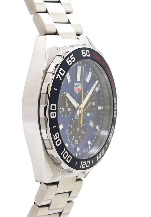 Buy Shop Tag Heuer Formula 1 Red Bull Racing Chronograph Blue Dial Silver Steel Strap Watch for Men - CAZ101AK.BA0842 USA Online