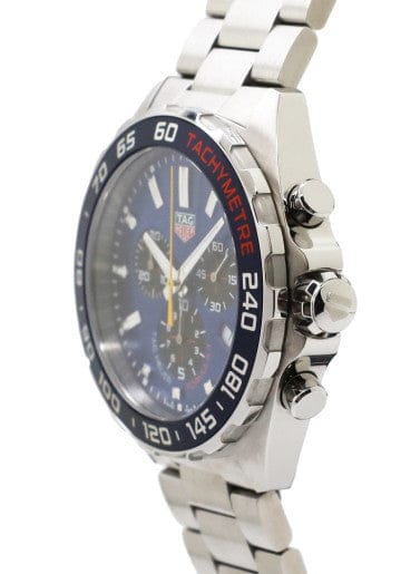 Buy Shop Tag Heuer Formula 1 Red Bull Racing Chronograph Blue Dial Silver Steel Strap Watch for Men - CAZ101AK.BA0842 USA Online