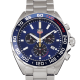 Buy Shop Tag Heuer Formula 1 Red Bull Racing Chronograph Blue Dial Silver Steel Strap Watch for Men - CAZ101AK.BA0842 USA Online