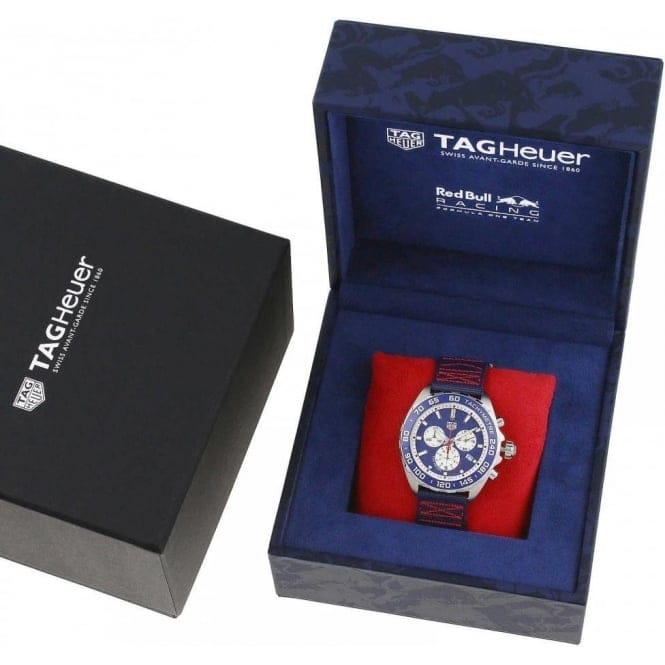 Buy Shop Tag Heuer Formula 1 Redbull Edition Chronograph Blue Dial Blue NATO Strap Watch for Men - CAZ1018.FC8213 USA Online