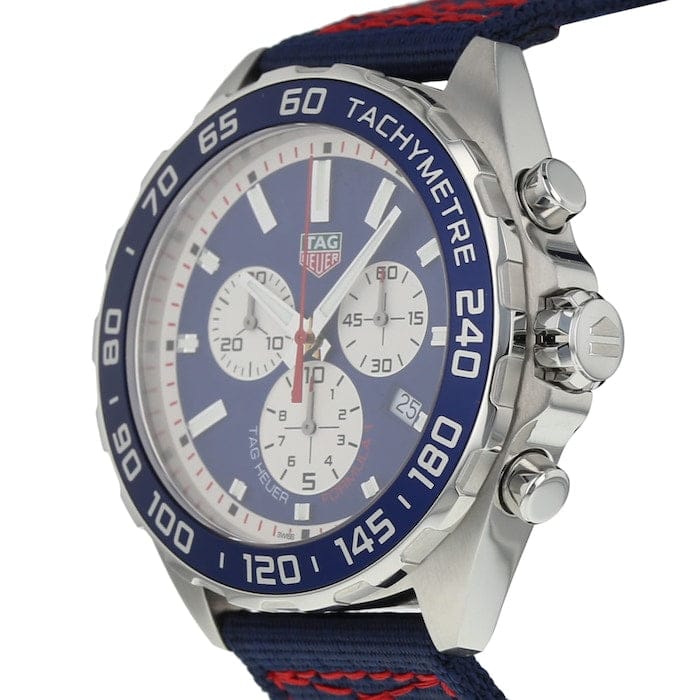 Buy Shop Tag Heuer Formula 1 Redbull Edition Chronograph Blue Dial Blue NATO Strap Watch for Men - CAZ1018.FC8213 USA Online