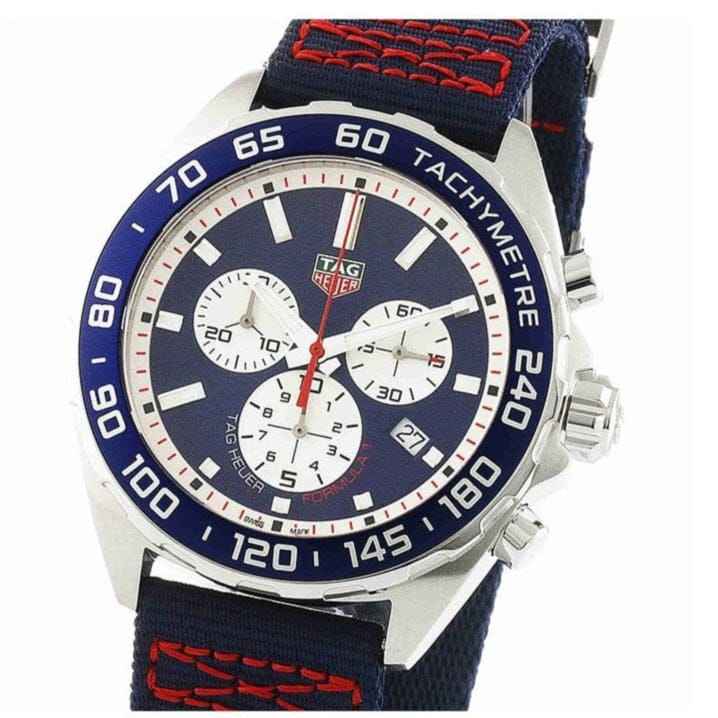 Buy Shop Tag Heuer Formula 1 Redbull Edition Chronograph Blue Dial Blue NATO Strap Watch for Men - CAZ1018.FC8213 USA Online