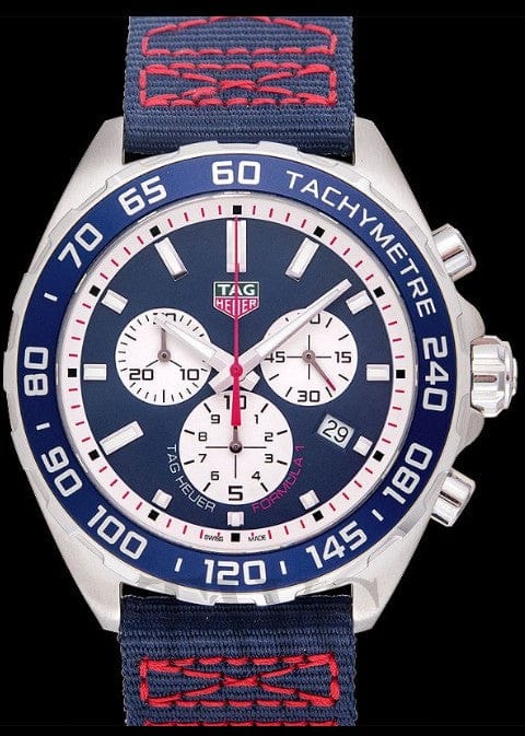 Buy Shop Tag Heuer Formula 1 Redbull Edition Chronograph Blue Dial Blue NATO Strap Watch for Men - CAZ1018.FC8213 USA Online