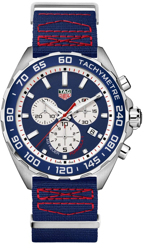 Buy Shop Tag Heuer Formula 1 Redbull Edition Chronograph Blue Dial Blue NATO Strap Watch for Men - CAZ1018.FC8213 USA Online