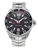 Buy Shop Tag Heuer Formula 1 Senna Limited Edition Black Dial Silver Steel Strap Watch for Men - WAZ1012.BA0883 USA Online