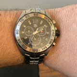 Buy Shop Tag Heuer Formula 1 Senna Limited Edition Chronograph Black Dial Silver Steel Strap Watch for Men - CAZ1013.BA0883 USA Online