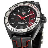 Buy Shop Tag Heuer Formula 1 Senna Special Edition Black Dial Two Tone Rubber Strap Watch for Men - WAZ1014.FT8027 USA Online