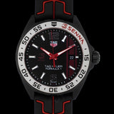 Buy Shop Tag Heuer Formula 1 Senna Special Edition Black Dial Two Tone Rubber Strap Watch for Men - WAZ1014.FT8027 USA Online