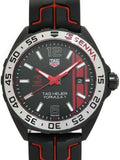 Buy Shop Tag Heuer Formula 1 Senna Special Edition Black Dial Two Tone Rubber Strap Watch for Men - WAZ1014.FT8027 USA Online