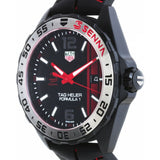 Buy Shop Tag Heuer Formula 1 Senna Special Edition Black Dial Two Tone Rubber Strap Watch for Men - WAZ1014.FT8027 USA Online