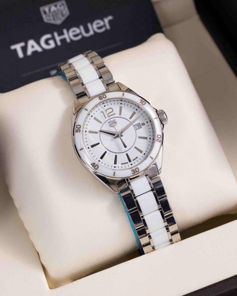 Tag Heuer Formula 1 Quartz White Dial Two Tone Steel Strap Watch for Women - WBJ141AC.BA0974