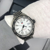 Buy Shop Tag Heuer Formula 1 White Dial Silver Steel Strap Watch for Men - WAZ1111.BA0875 USA Online