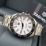 Buy Shop Tag Heuer Formula 1 White Dial Silver Steel Strap Watch for Men - WAZ1111.BA0875 USA Online