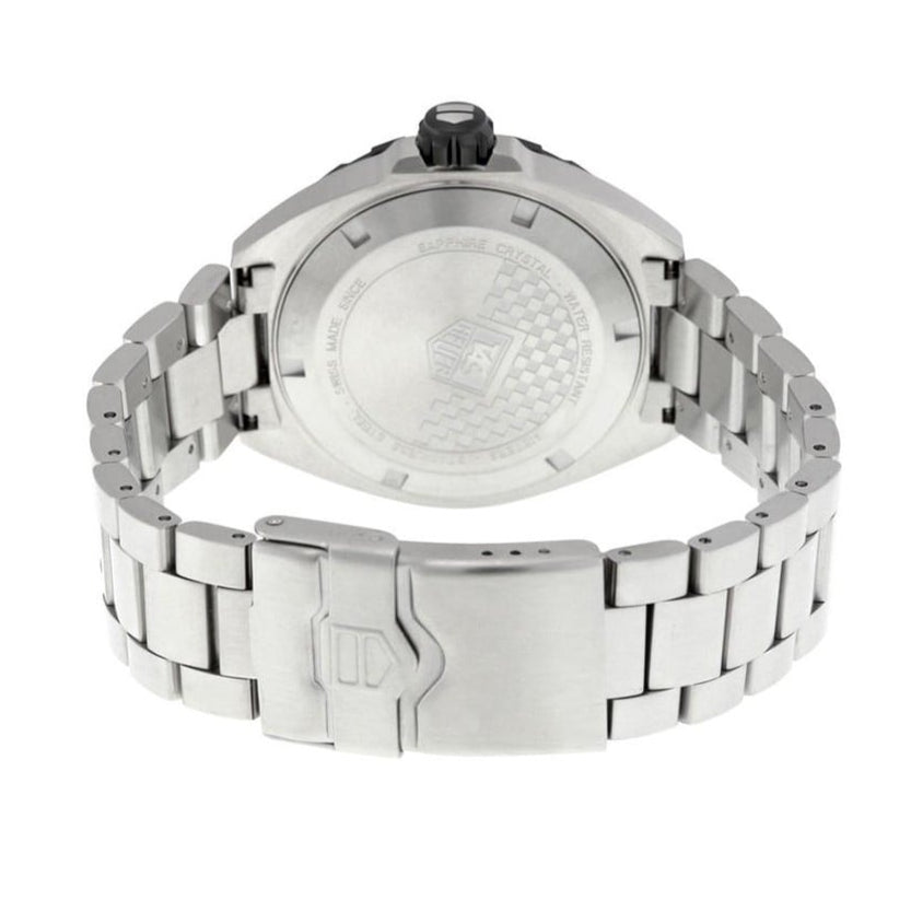 Buy Shop Tag Heuer Formula 1 White Dial Silver Steel Strap Watch for Men - WAZ1111.BA0875 USA Online