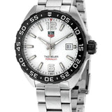 Buy Shop Tag Heuer Formula 1 White Dial Silver Steel Strap Watch for Men - WAZ1111.BA0875 USA Online