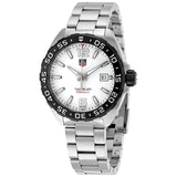 Buy Shop Tag Heuer Formula 1 White Dial Silver Steel Strap Watch for Men - WAZ1111.BA0875 USA Online