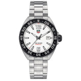 Buy Shop Tag Heuer Formula 1 White Dial Silver Steel Strap Watch for Men - WAZ1111.BA0875 USA Online
