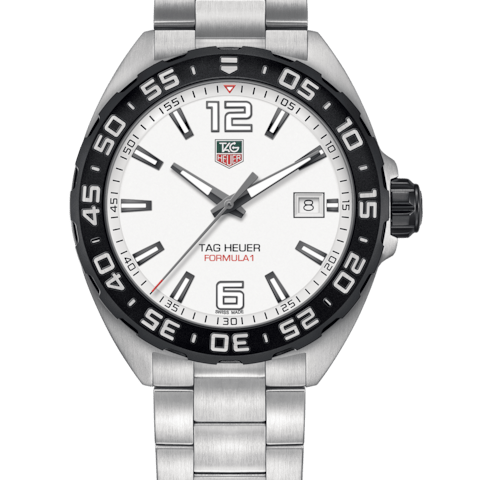 Buy Shop Tag Heuer Formula 1 White Dial Watch for Men - WAZ1111.BA0875 USA Online