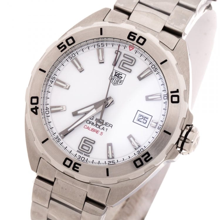 Buy Shop Tag Heuer Formula 1 White Dial Watch for Men - WAZ2114.BA0875 USA Online