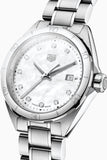 Buy Shop Tag Heuer Formula 1 White Mother of Pearl Dial Silver Steel Strap Watch for Women - WBJ1319.BA0666 USA Online