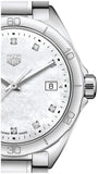 Buy Shop Tag Heuer Formula 1 White Mother of Pearl Dial Silver Steel Strap Watch for Women - WBJ1319.BA0666 USA Online