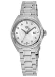 Buy Shop Tag Heuer Formula 1 White Mother of Pearl Dial Silver Steel Strap Watch for Women - WBJ1319.BA0666 USA Online