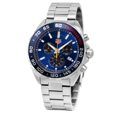 Buy Shop Tag Heuer Formula 1 Red Bull Racing Chronograph Blue Dial Silver Steel Strap Watch for Men - CAZ101AK.BA0842 USA Online
