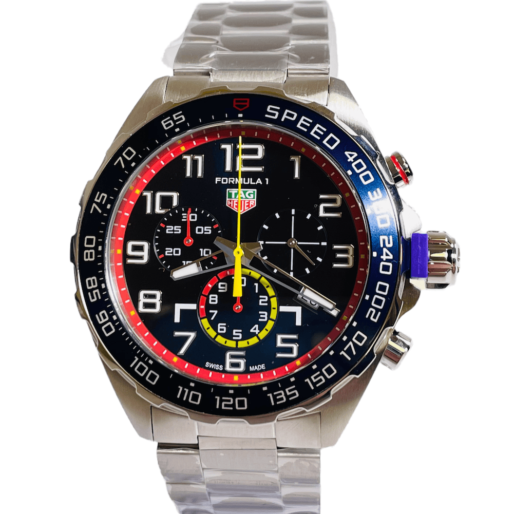 Buy Shop Tag Heuer Formula 1 x Red Bull Racing Chronograph Blue Dial Silver Steel Strap Watch for Men - CAZ101AL.BA0842 USA Online