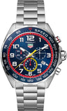 Buy Shop Tag Heuer Formula 1 x Red Bull Racing Chronograph Blue Dial Silver Steel Strap Watch for Men - CAZ101AL.BA0842 USA Online