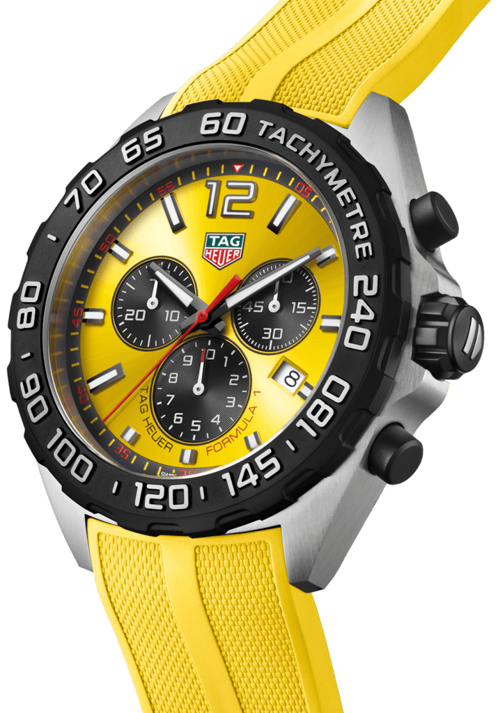 Buy Shop Tag Heuer Formula 1 Yellow Dial Watch for Men - CAZ101AM.FT8054 USA Online