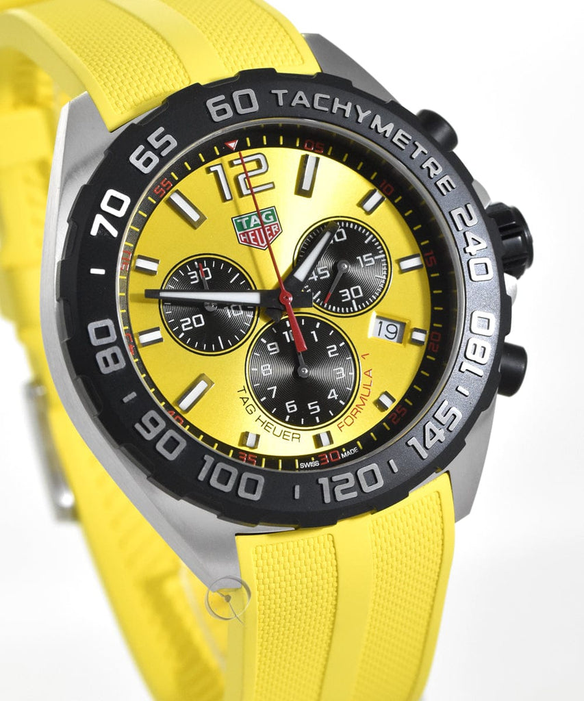 Buy Shop Tag Heuer Formula 1 Yellow Dial Watch for Men - CAZ101AM.FT8054 USA Online
