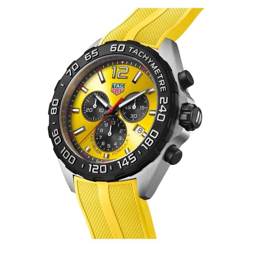 Buy Shop Tag Heuer Formula 1 Yellow Dial Watch for Men - CAZ101AM.FT8054 USA Online