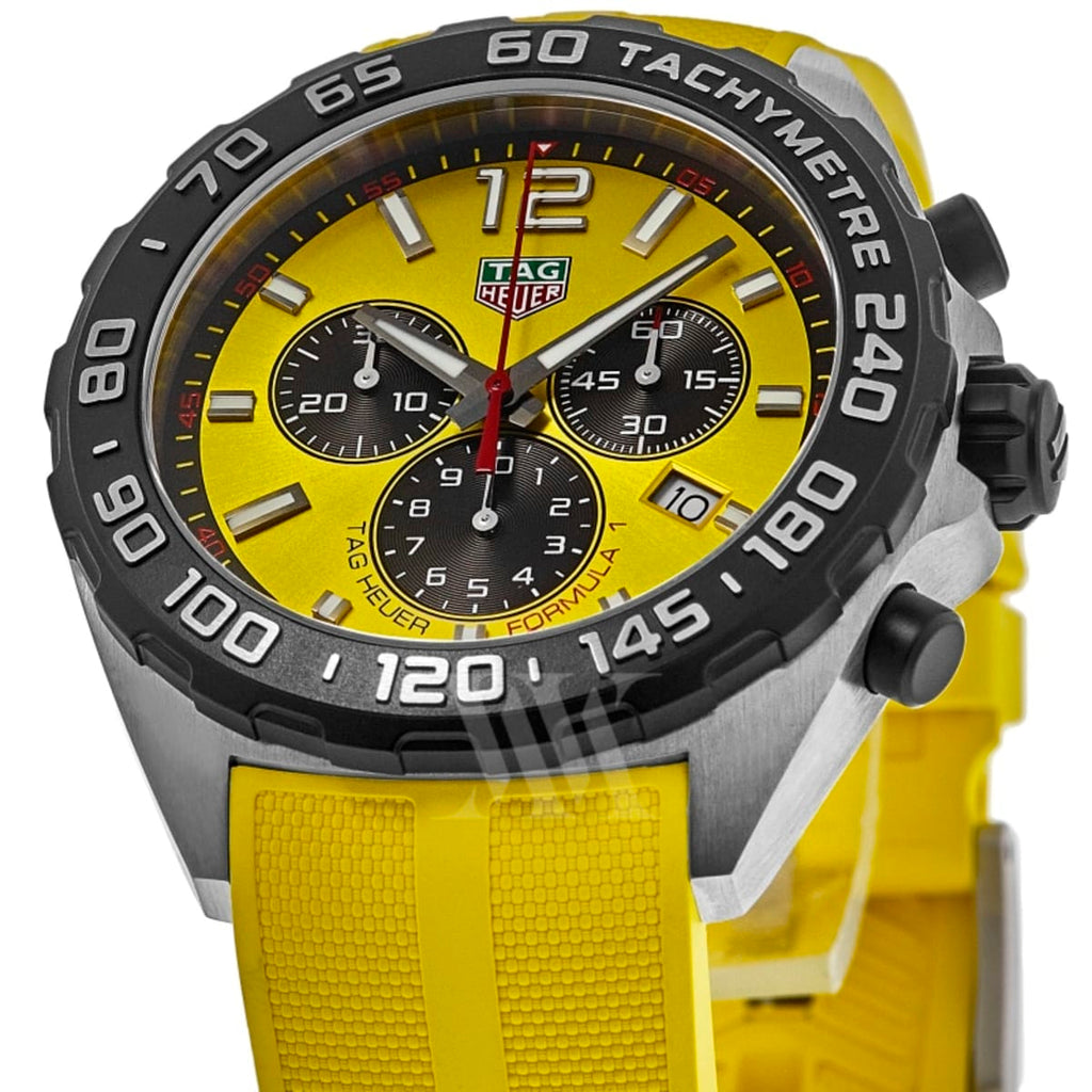 Buy Shop Tag Heuer Formula 1 Yellow Dial Watch for Men - CAZ101AM.FT8054 USA Online