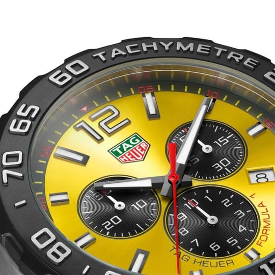 Buy Shop Tag Heuer Formula 1 Yellow Dial Watch for Men - CAZ101AM.FT8054 USA Online