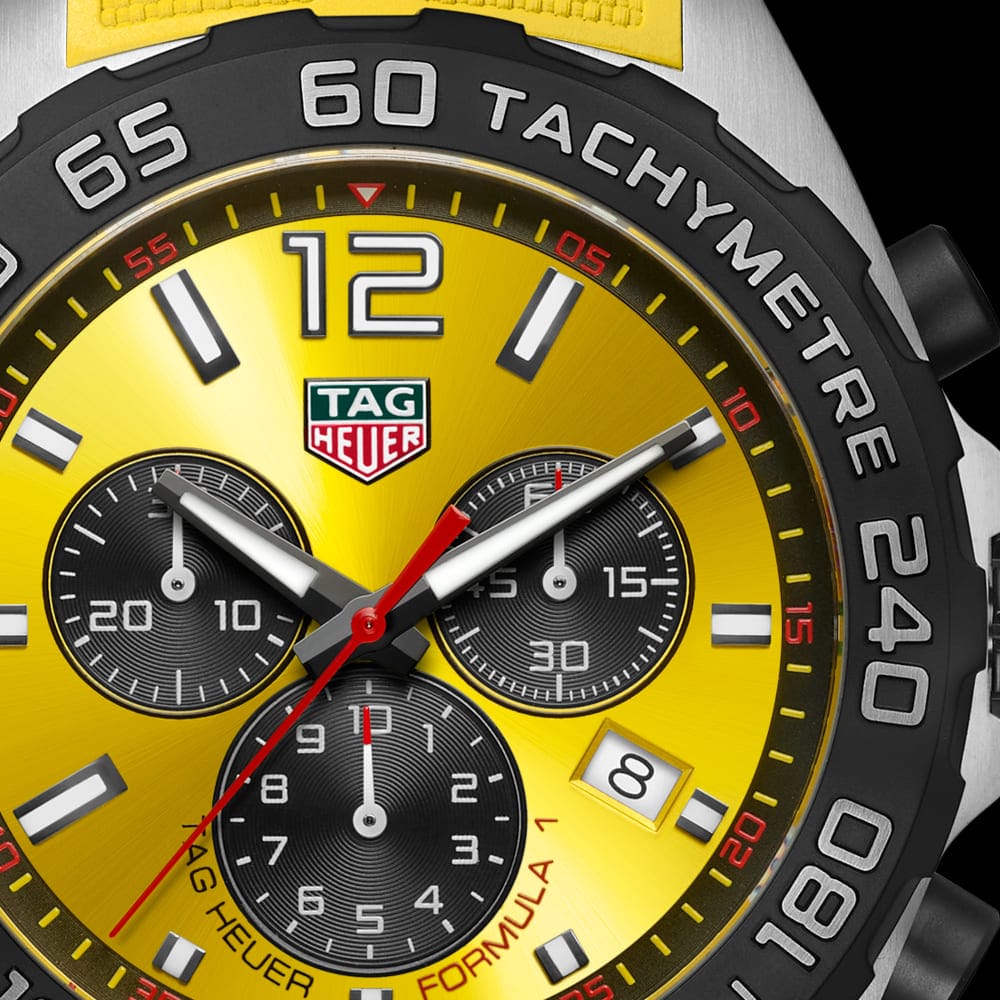 Buy Shop Tag Heuer Formula 1 Yellow Dial Watch for Men - CAZ101AM.FT8054 USA Online
