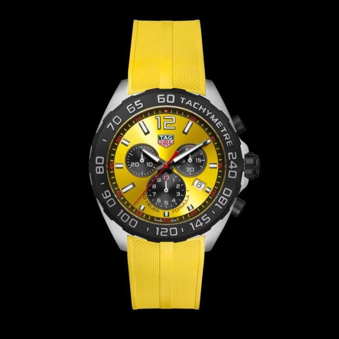 Buy Shop Tag Heuer Formula 1 Yellow Dial Watch for Men - CAZ101AM.FT8054 USA Online
