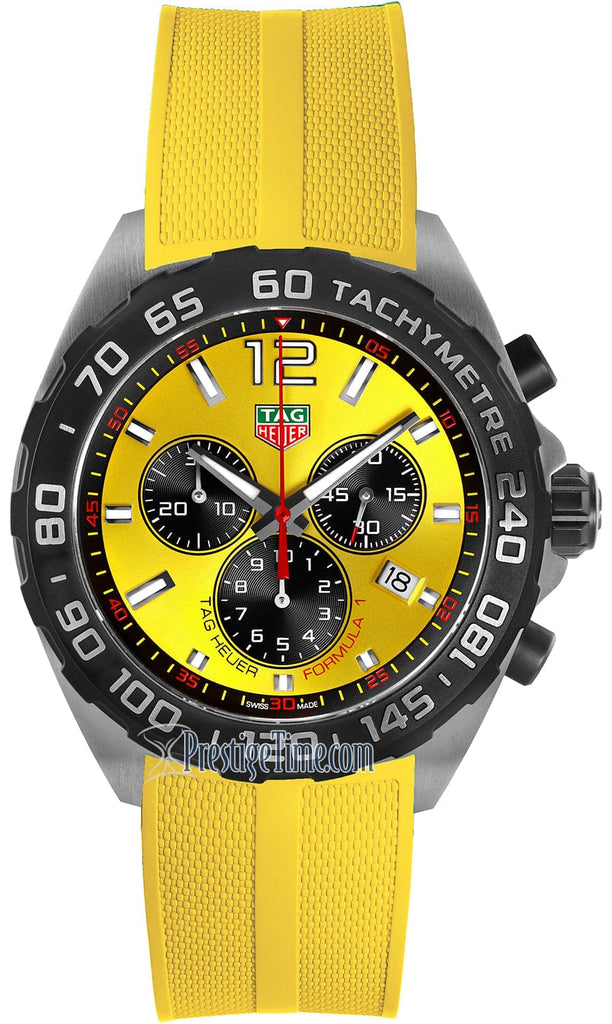 Buy Shop Tag Heuer Formula 1 Yellow Dial Watch for Men - CAZ101AM.FT8054 USA Online