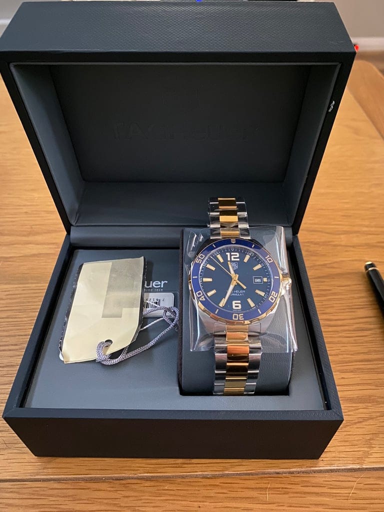 Tag Heuer Formula Blue Dial Watch for Men - WAZ1120.BB0879