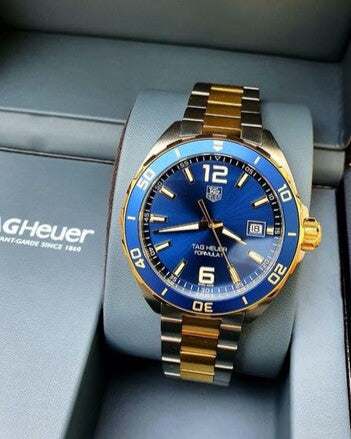Tag Heuer Formula Blue Dial Watch for Men - WAZ1120.BB0879