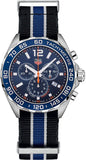 Buy Shop Tag Heuer Formula 1 Chronograph Blue Dial Two Tone NATO Strap Watch for Men - CAZ1014.FC8197 USA Online