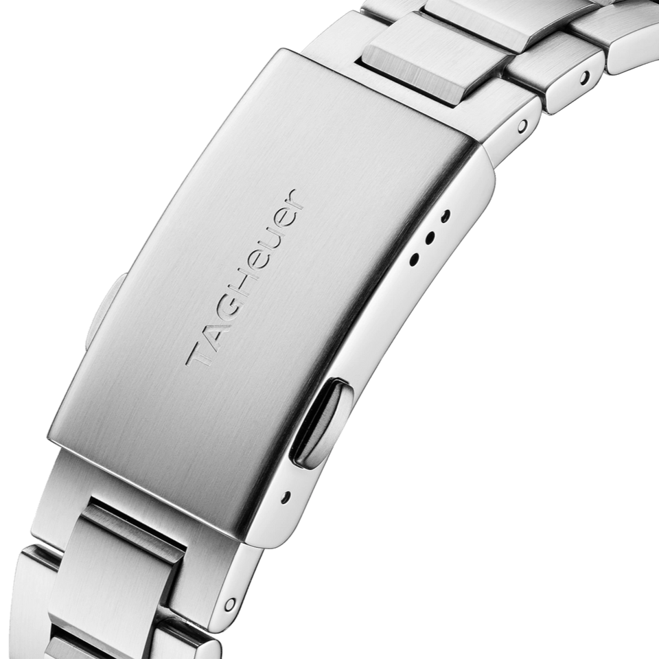 Buy Shop Tag Heuer Aquaracer White Mother of Pearl Dial Silver Steel Strap Watch for Women - WBD1311.BA0740 USA Online