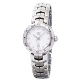 Buy Shop Tag Heuer Link Diamonds Mother of Pearl Dial Silver Steel Strap Watch for Women - WAT1411.BA0954 USA Online