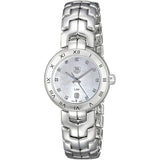 Buy Shop Tag Heuer Link Diamonds Mother of Pearl Dial Silver Steel Strap Watch for Women - WAT1411.BA0954 USA Online