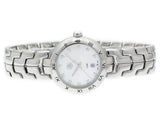 Buy Shop Tag Heuer Link Diamonds Mother of Pearl Dial Silver Steel Strap Watch for Women - WAT1417.BA0954 USA Online