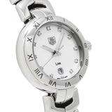 Buy Shop Tag Heuer Link Diamonds Mother of Pearl Dial Silver Steel Strap Watch for Women - WAT1417.BA0954 USA Online