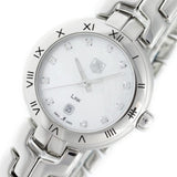 Buy Shop Tag Heuer Link Diamonds Mother of Pearl Dial Silver Steel Strap Watch for Women - WAT1417.BA0954 USA Online