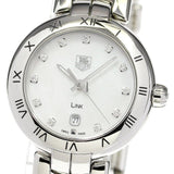 Buy Shop Tag Heuer Link Diamonds Mother of Pearl Dial Silver Steel Strap Watch for Women - WAT1417.BA0954 USA Online