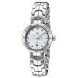 Buy Shop Tag Heuer Link Diamonds Mother of Pearl Dial Silver Steel Strap Watch for Women - WAT1417.BA0954 USA Online