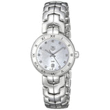 Buy Shop Tag Heuer Link Diamonds Mother of Pearl Dial Silver Steel Strap Watch for Women - WAT1417.BA0954 USA Online